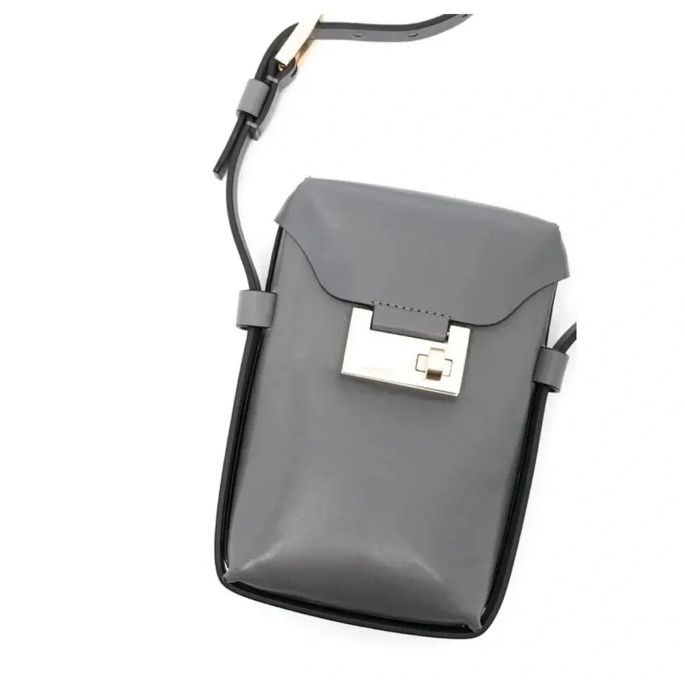 AllSaints Salome Leather Cross Body Bag - Picture 4 of 15